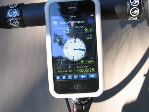 Mobil como GPS para ciclismo