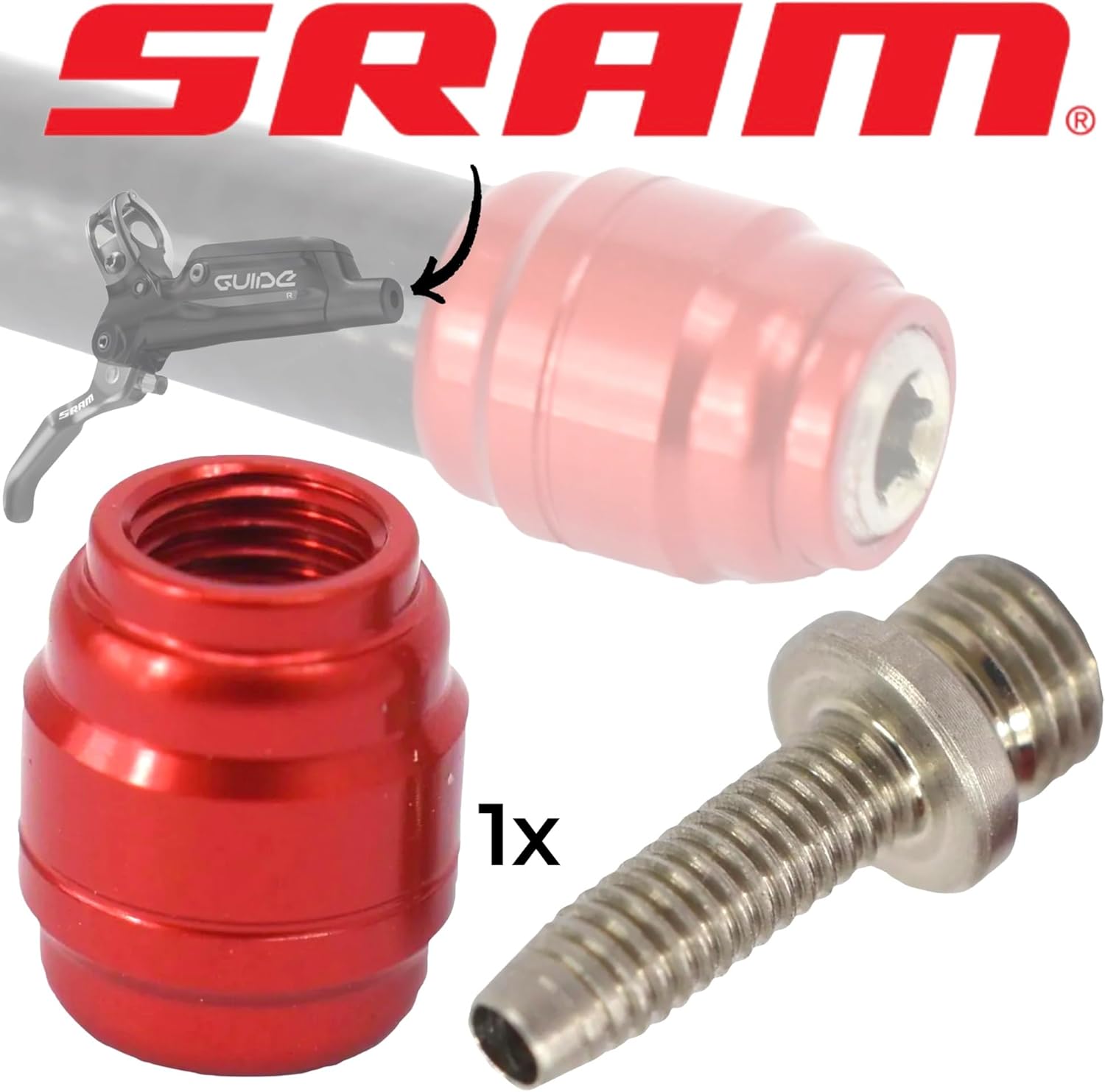 Kit oliva+pin Brakco para SRAM - Imagen 2